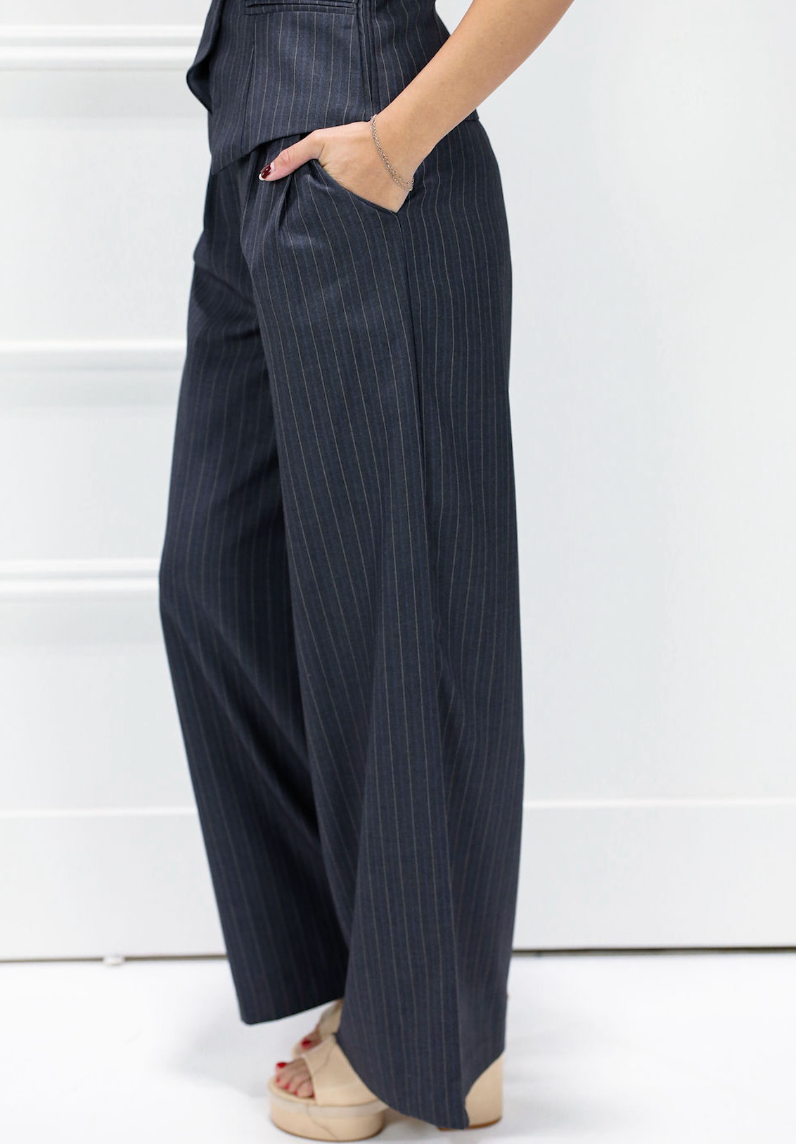 Pin Stripe Top & Pants Set of 2