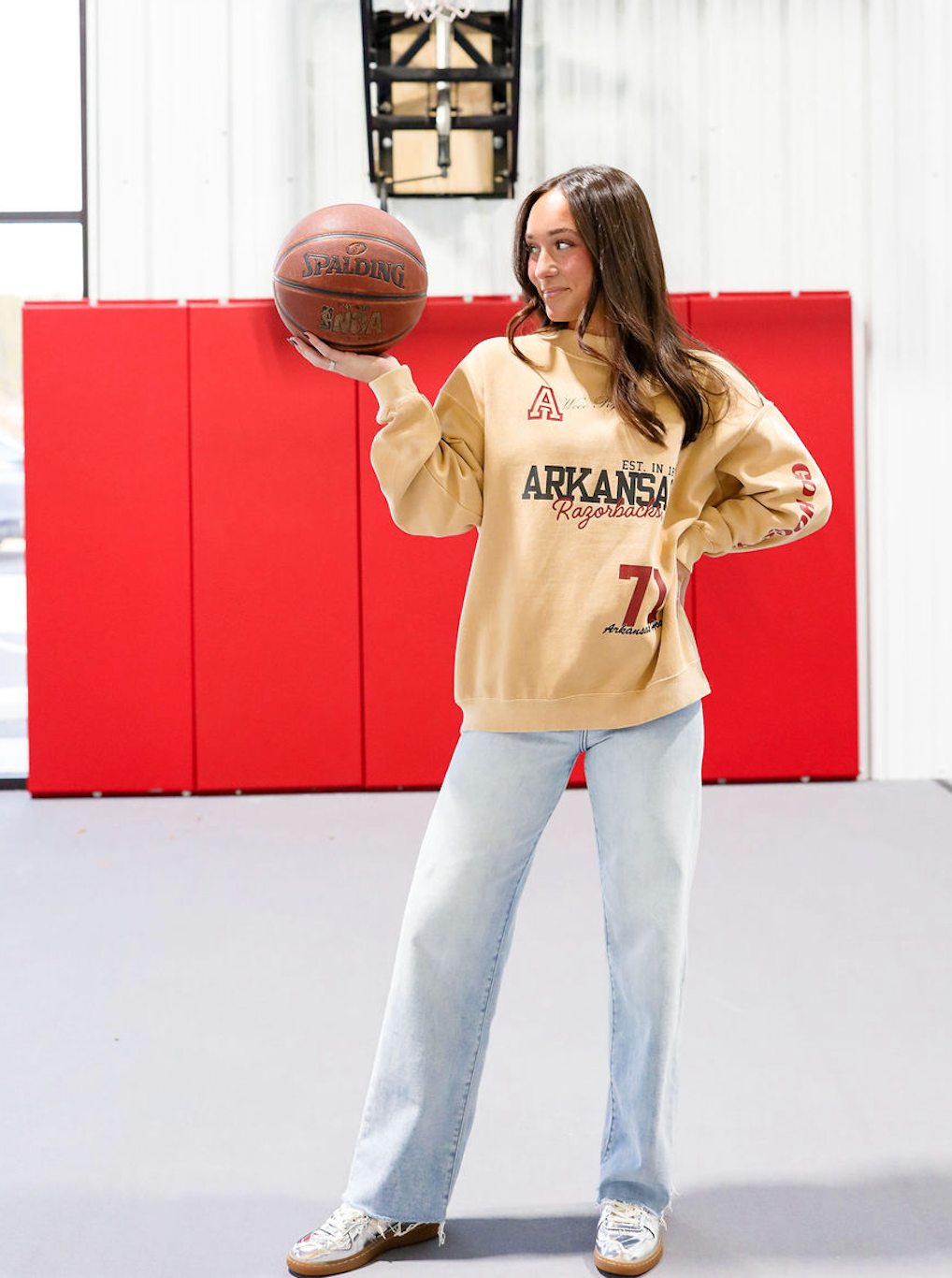 Arkansas Patch Logo Sweatshirt - Clothe Boutique
