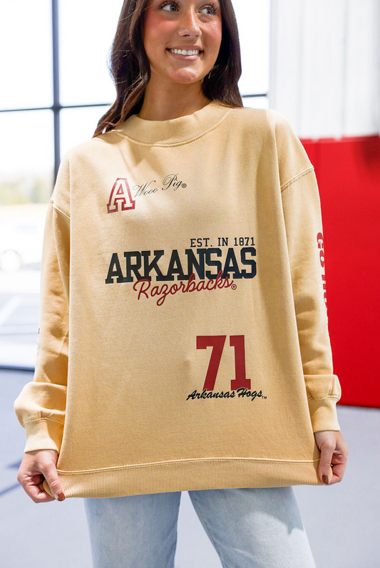 Arkansas Patch Logo Sweatshirt