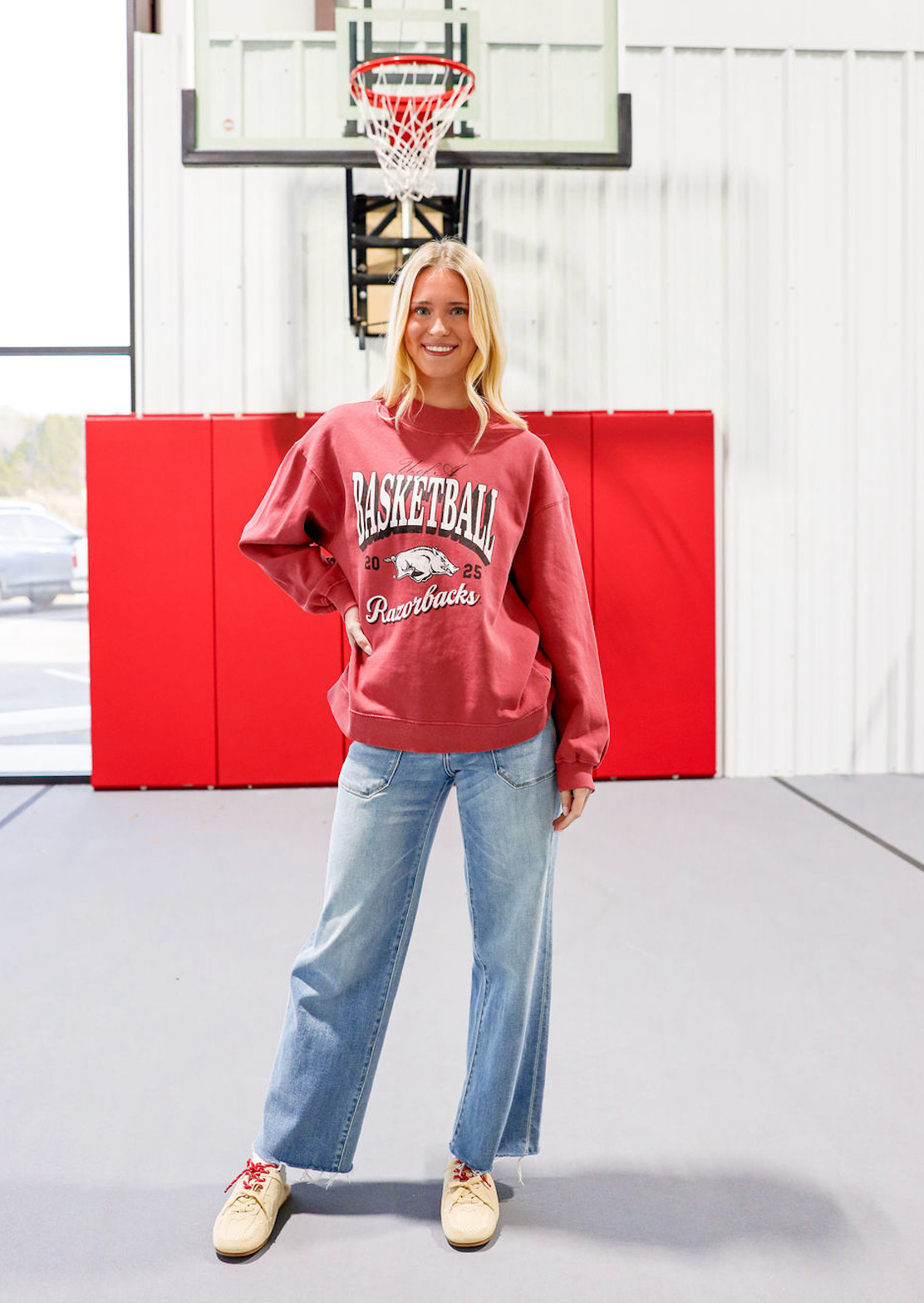 AR Logos Mock Neck Sweatshirt - Clothe Boutique