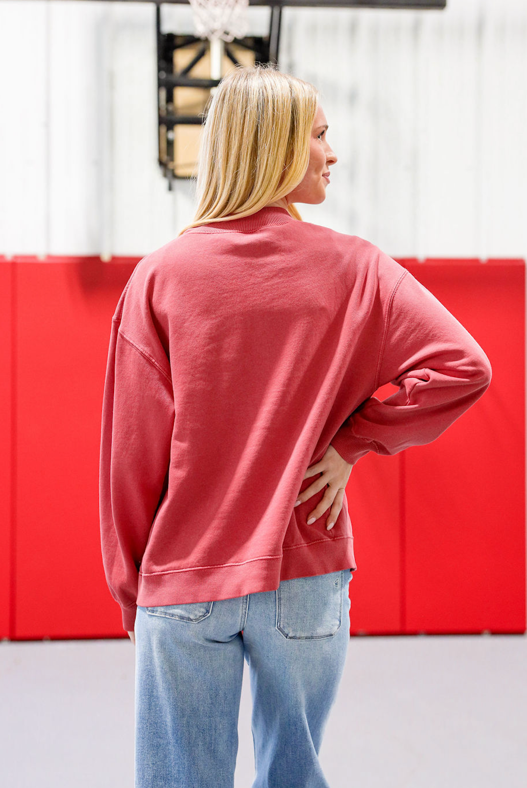 AR Logos Mock Neck Sweatshirt - Clothe Boutique