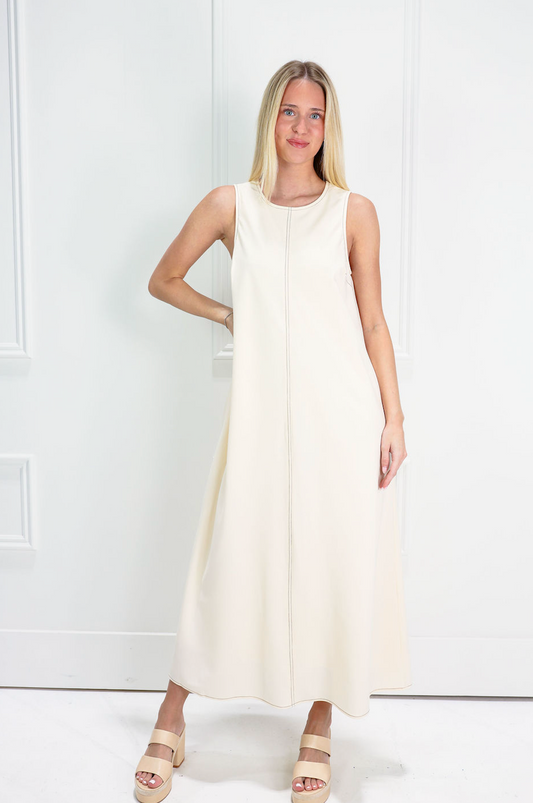 Annalisa Cream Midi Dress
