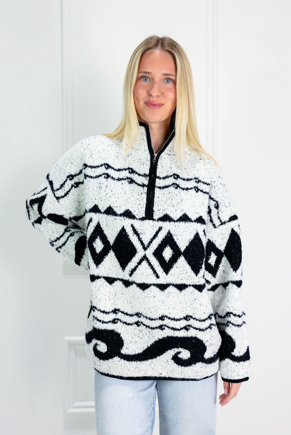 Weekend in Vail Zip Front Pullover