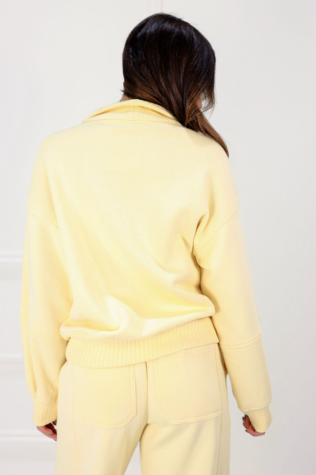 Lemon Fleece Half Zip & Joggers Set of 2