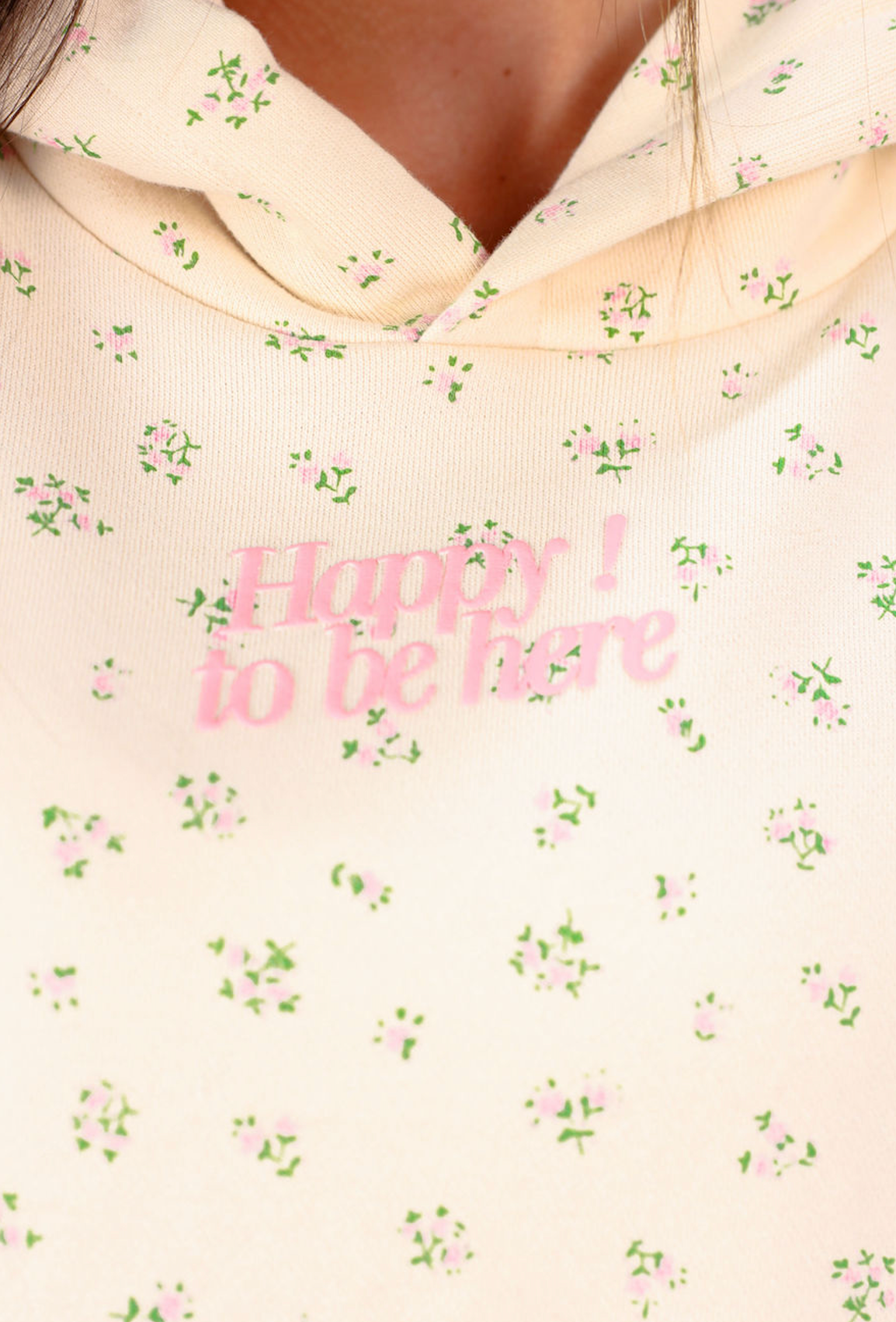 Happy Here Floral Hoodie & Shorts Set of 2 - Clothe Boutique