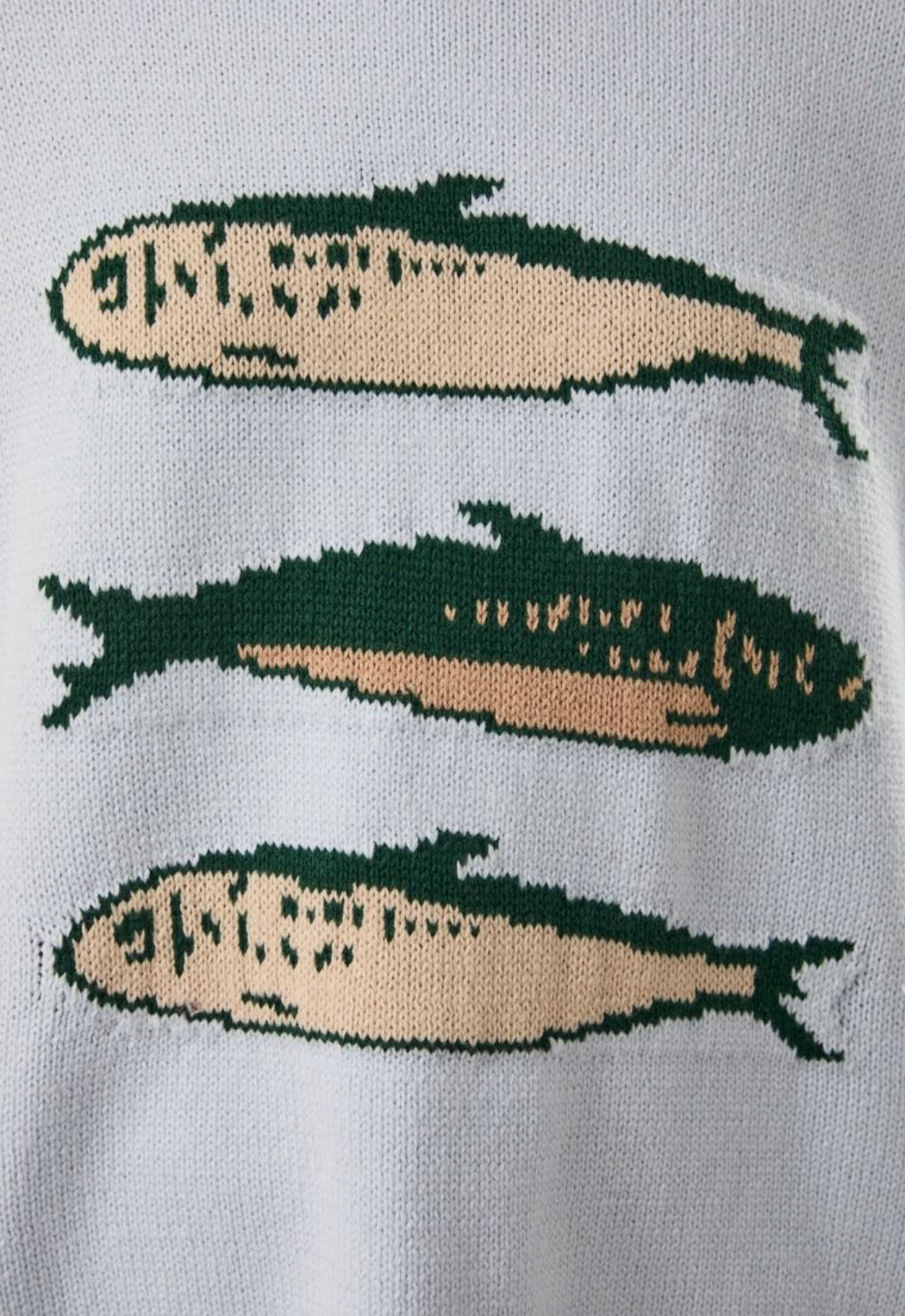 Three Sardines Sweater Blue - Clothe Boutique