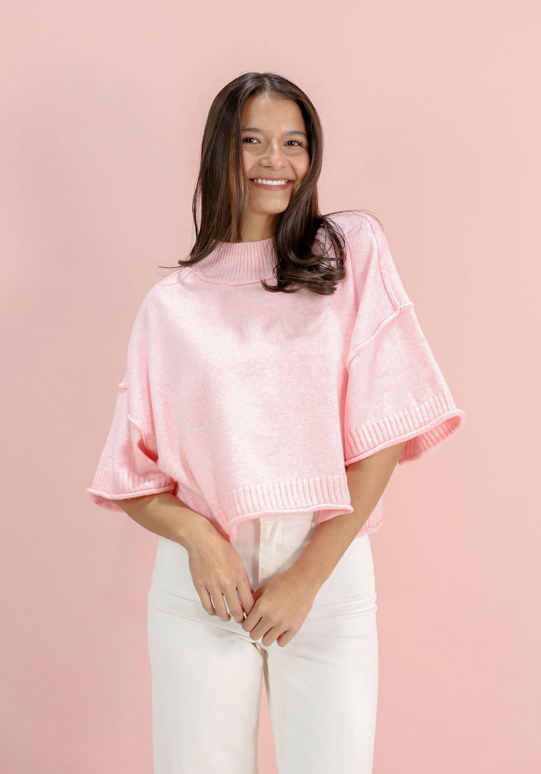 Pink Blossom Sweater - Clothe Boutique