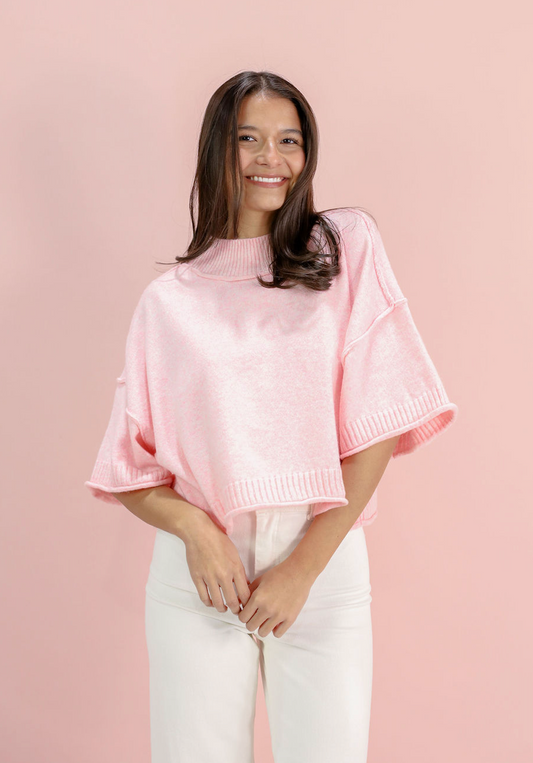 Pink Blossom Sweater - Clothe Boutique
