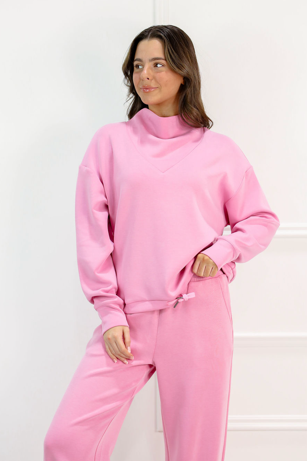 Modal Mock Neck & Pants Set of 2 - Clothe Boutique