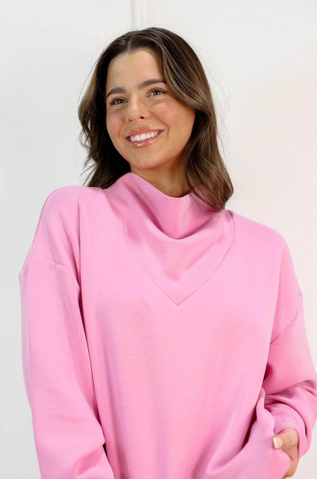 Modal Mock Neck & Pants Set of 2 - Clothe Boutique