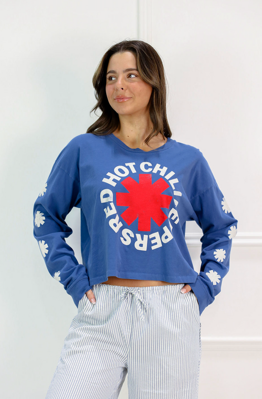 Red Hot Chili Peppers Asterisks Long Sleeve Top