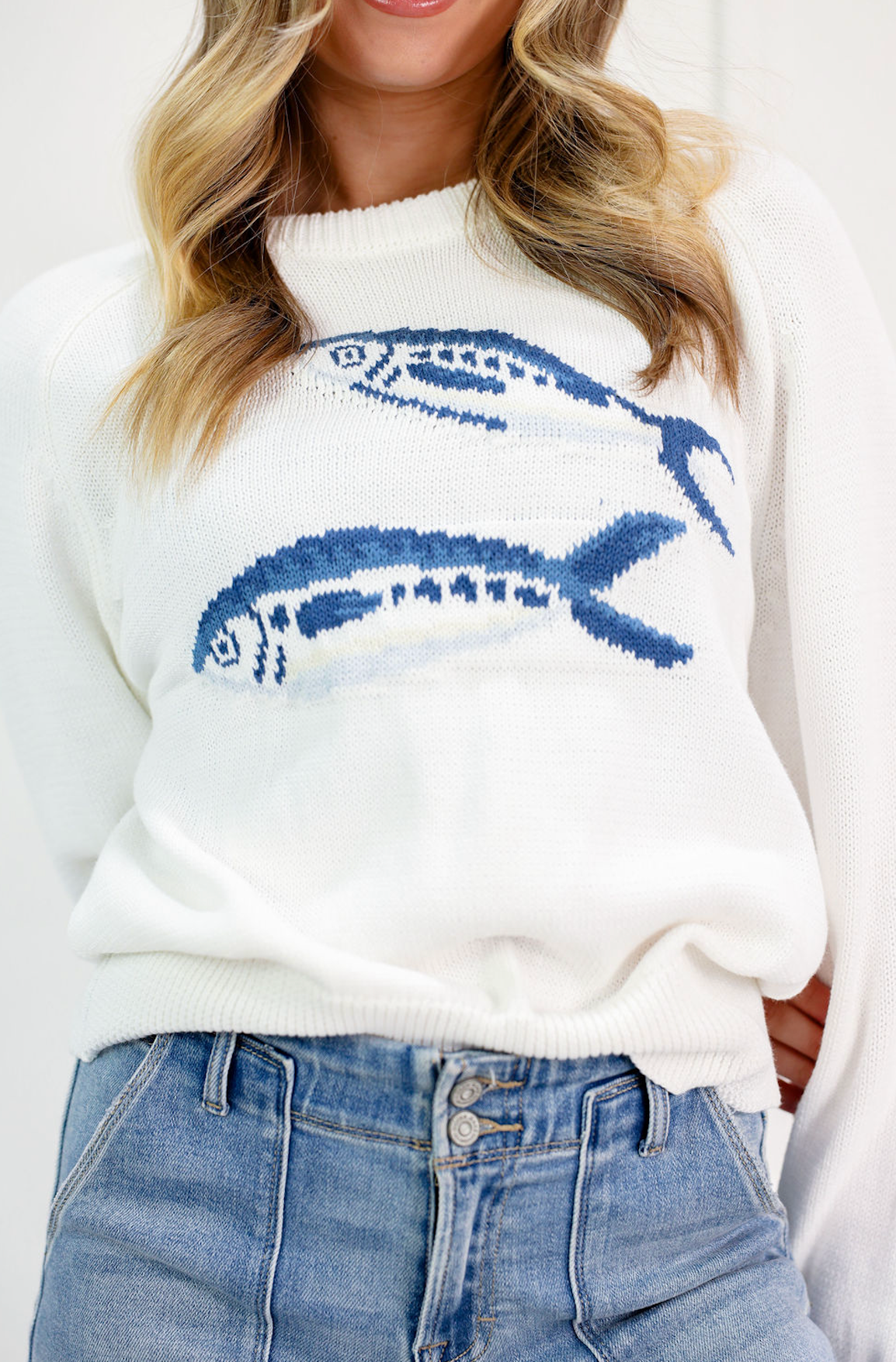 Sardine Knit Sweater - Clothe Boutique