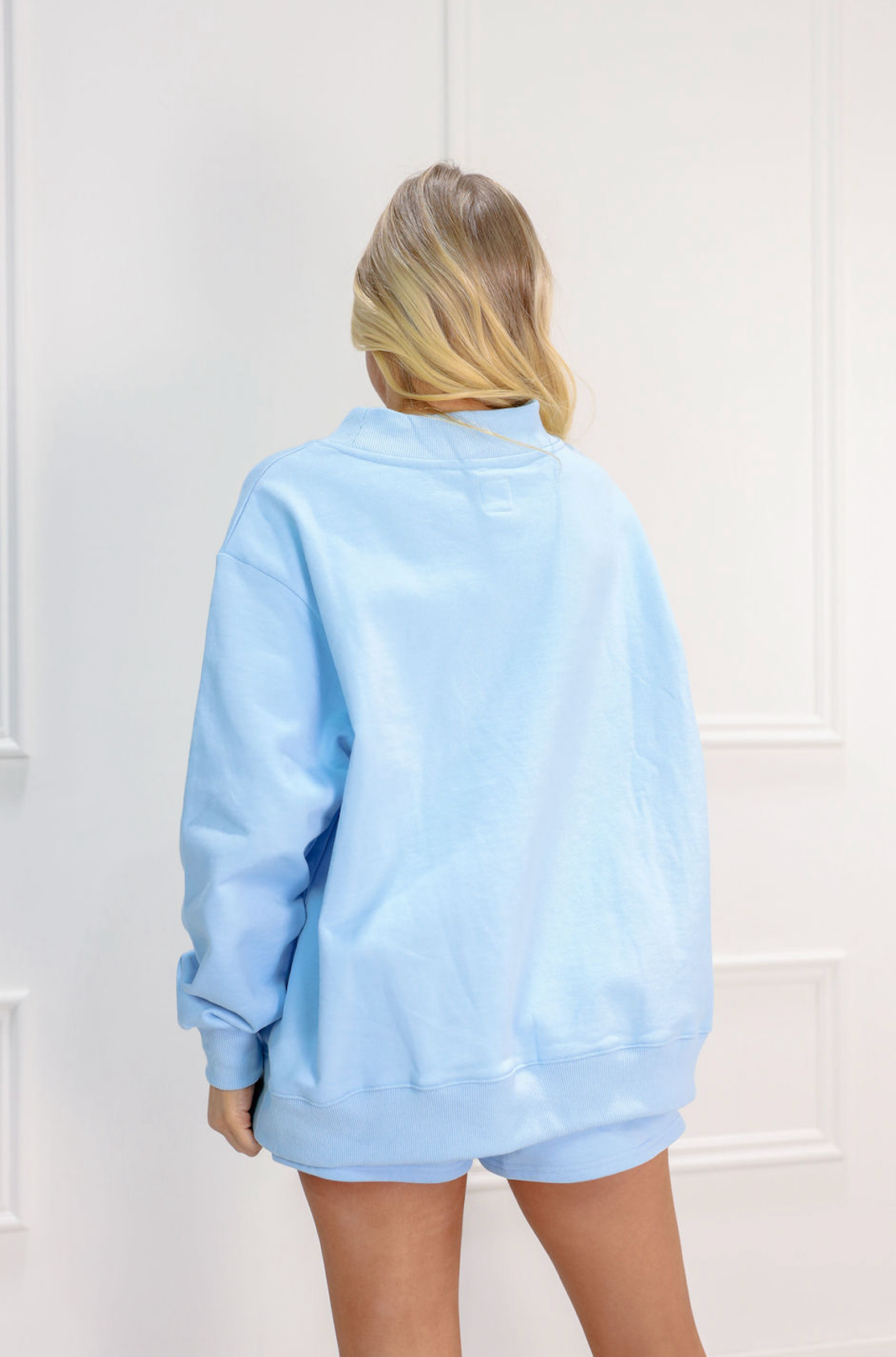 Arkansas Embroidered Sweatshirt Berry Blue - Clothe Boutique