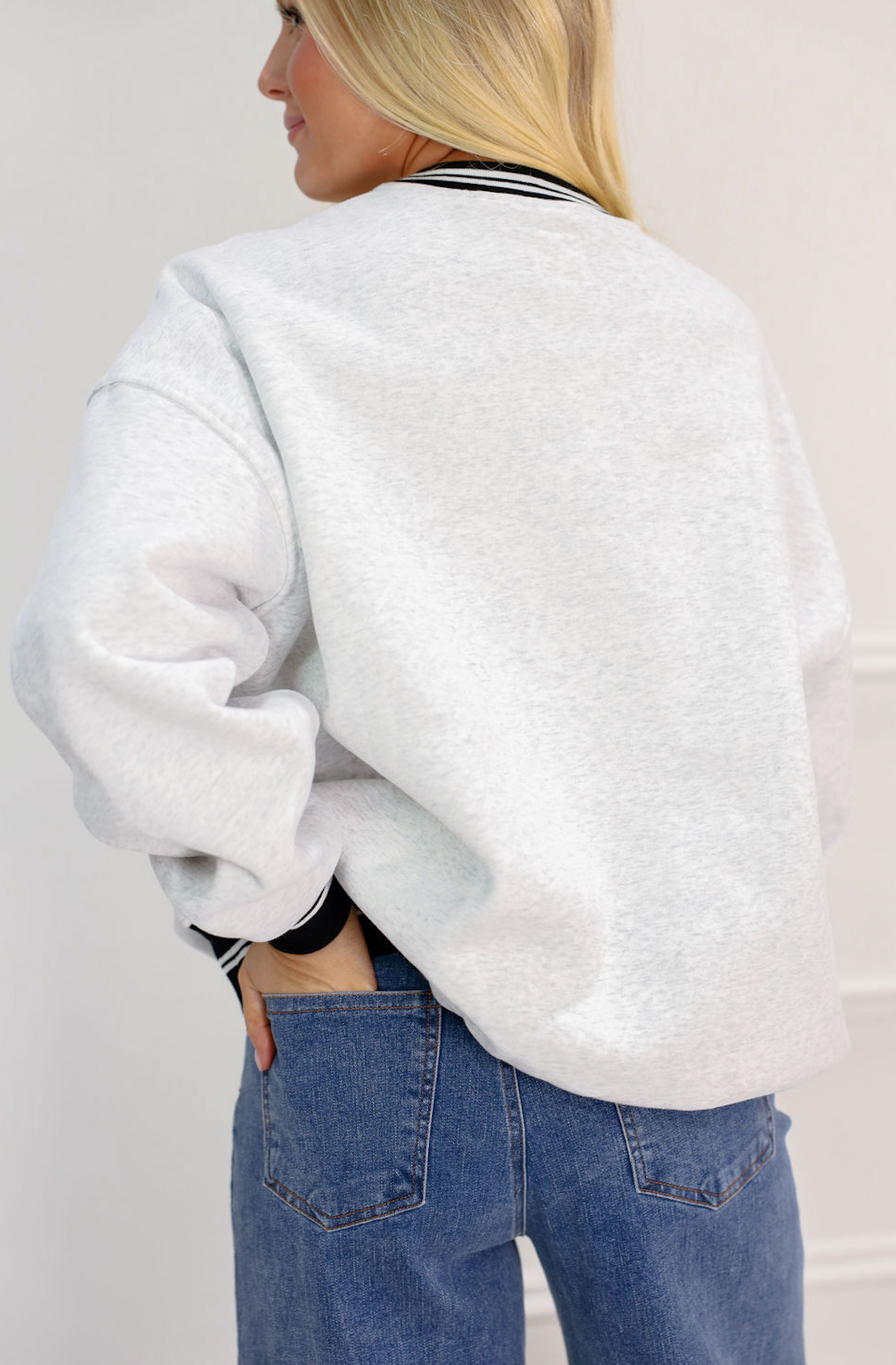 Arkansas Athletic Stripe Sweatshirt - Clothe Boutique