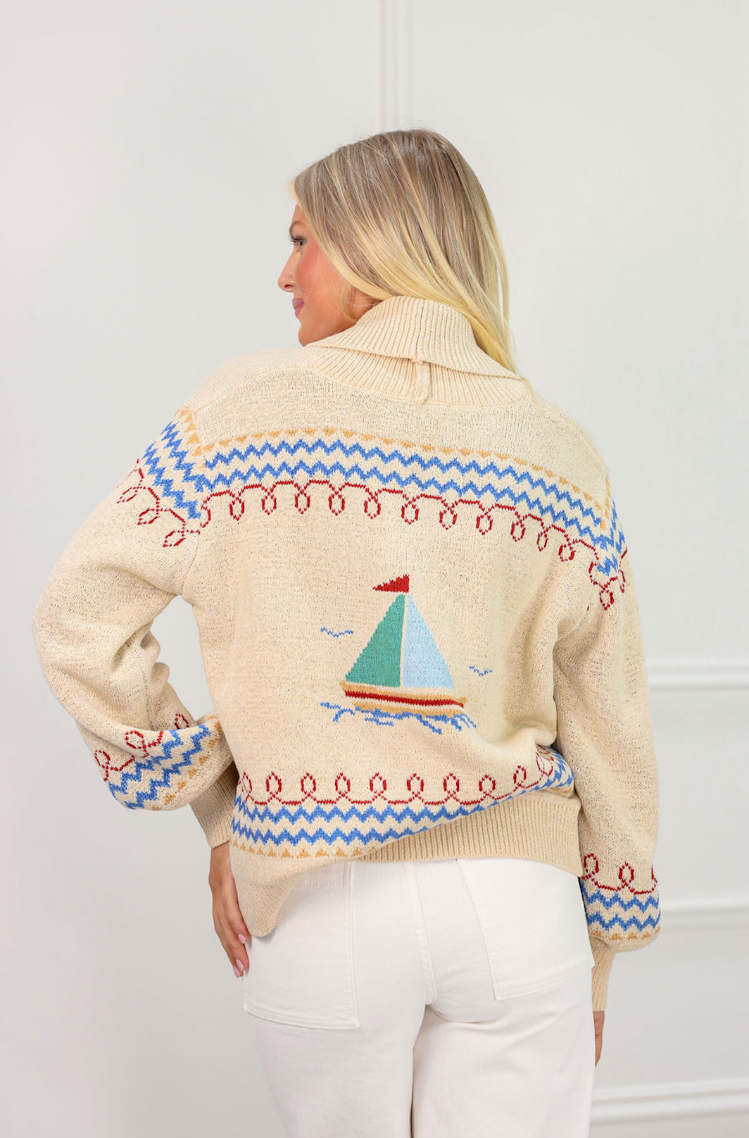 Yacht Oversized Button Up Cardigan - Clothe Boutique