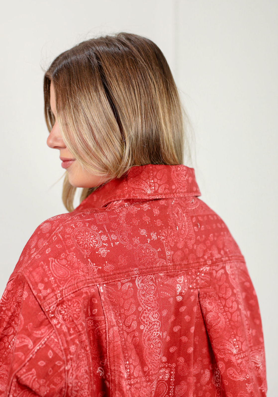 Paisley Vintage Wash Jacket - Clothe Boutique