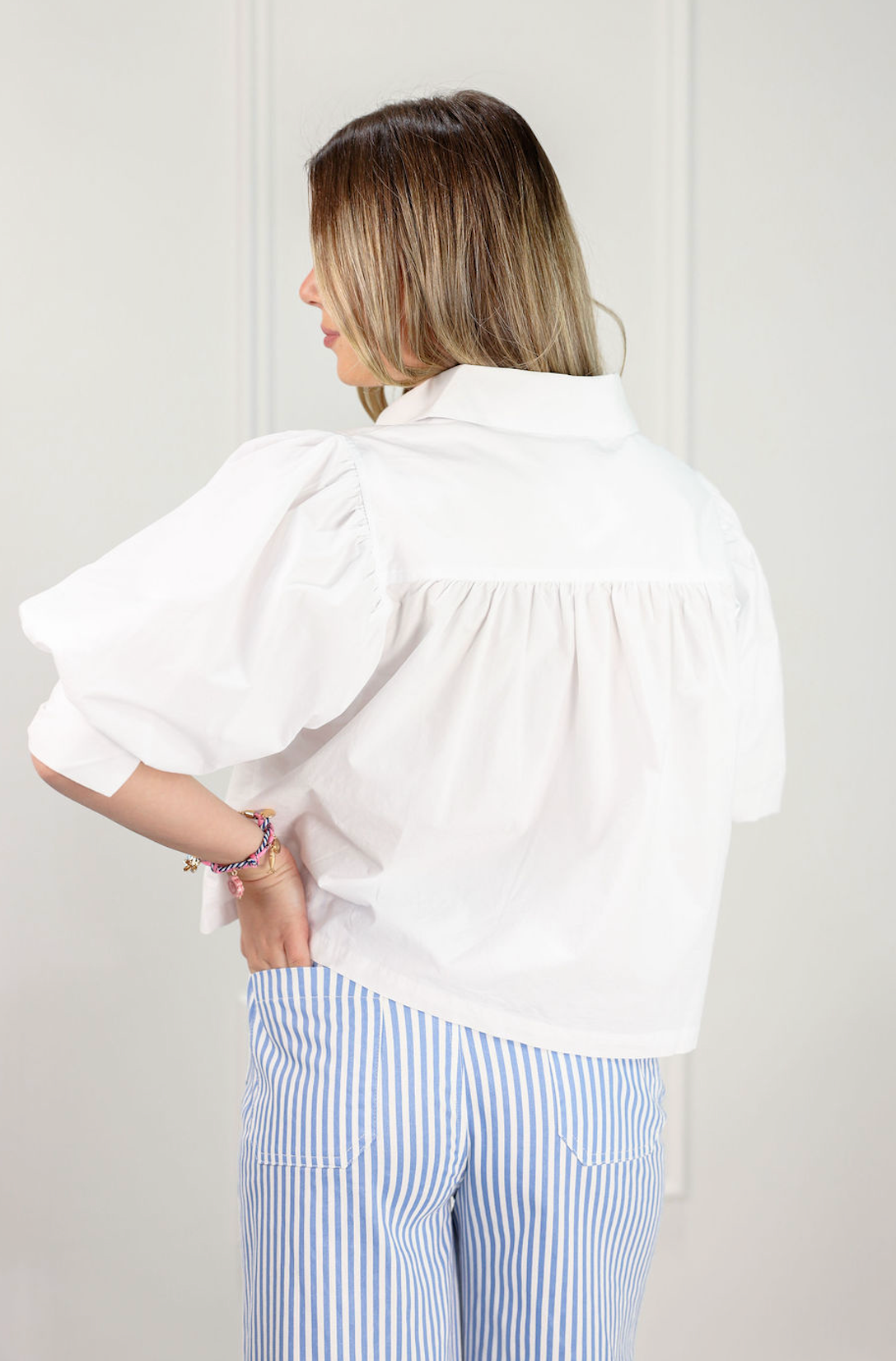 Puff Sleeve Blouse - Clothe Boutique