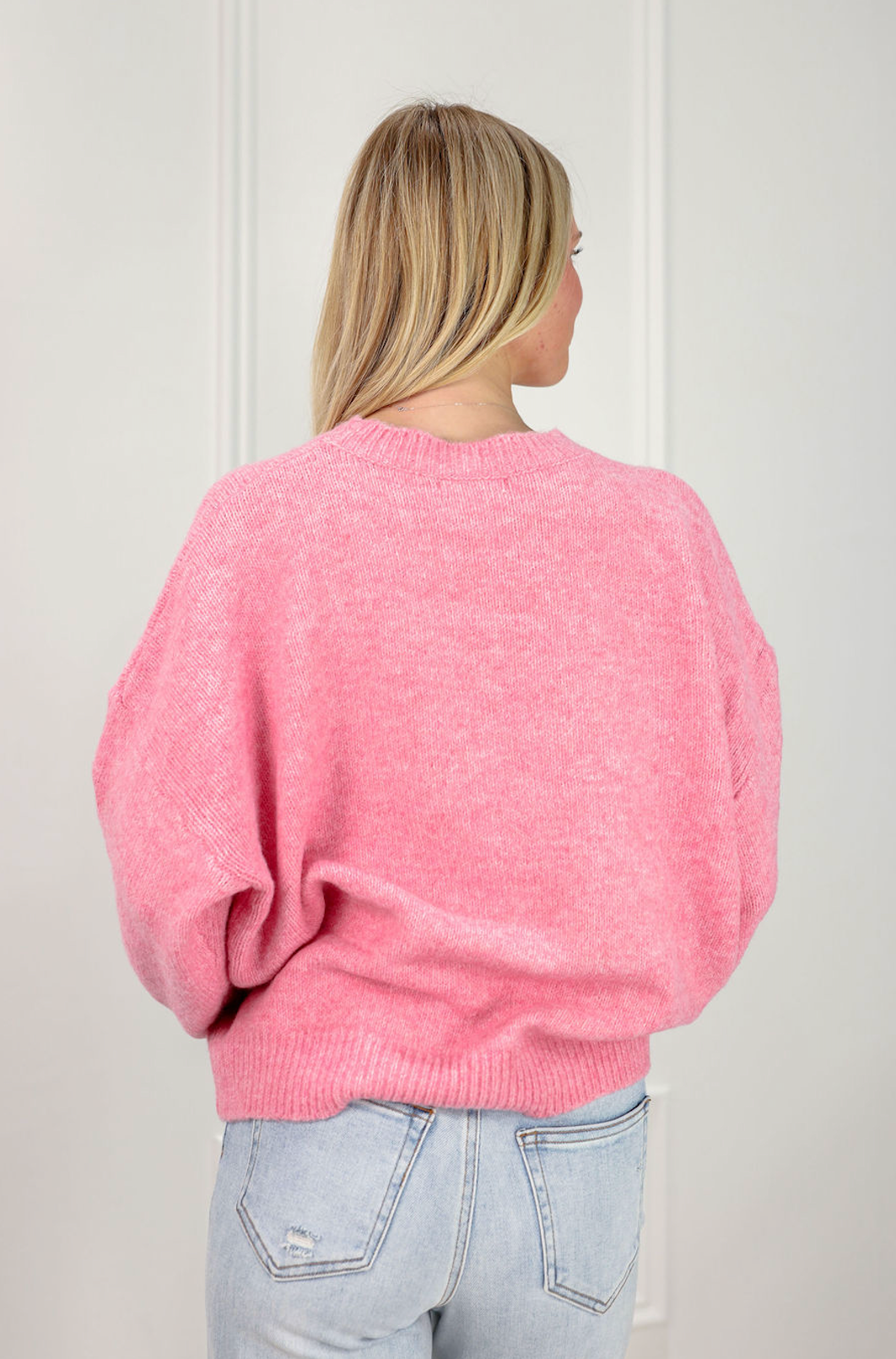 Sailboat Knit Sweater French Pink - Clothe Boutique