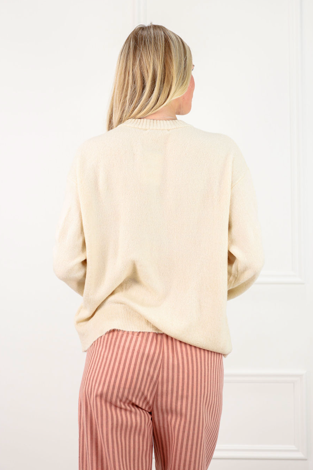 Oatmeal Cardigan Sweater - Clothe Boutique