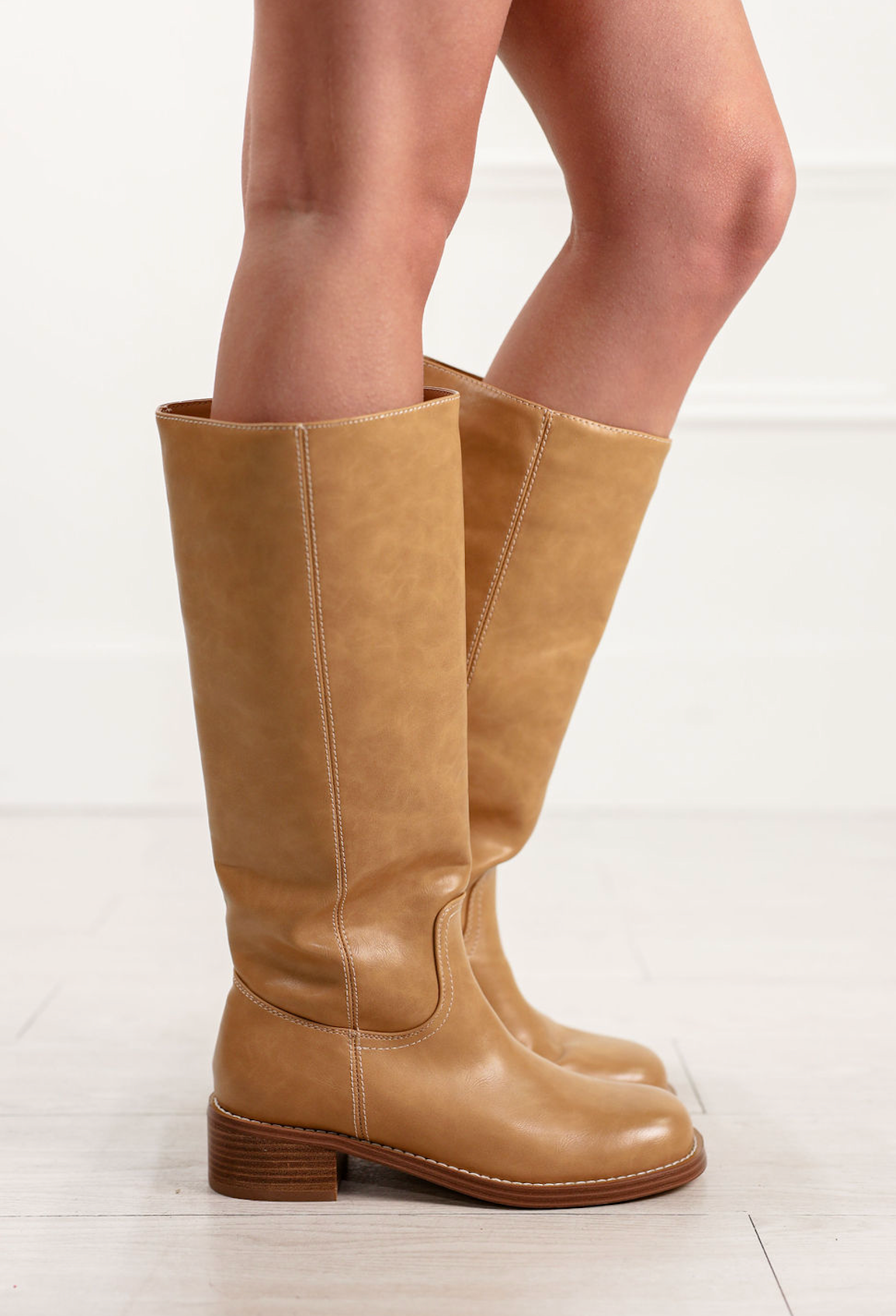 Jamison Caramel Billini Boots - Clothe Boutique