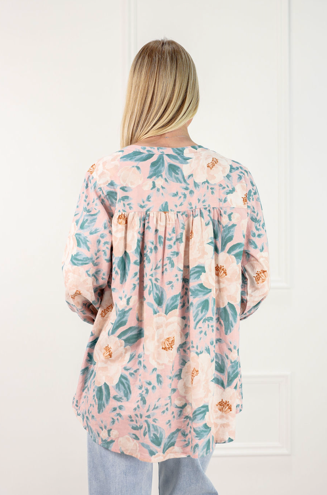 Blush Garden Flowy Blouse - Clothe Boutique