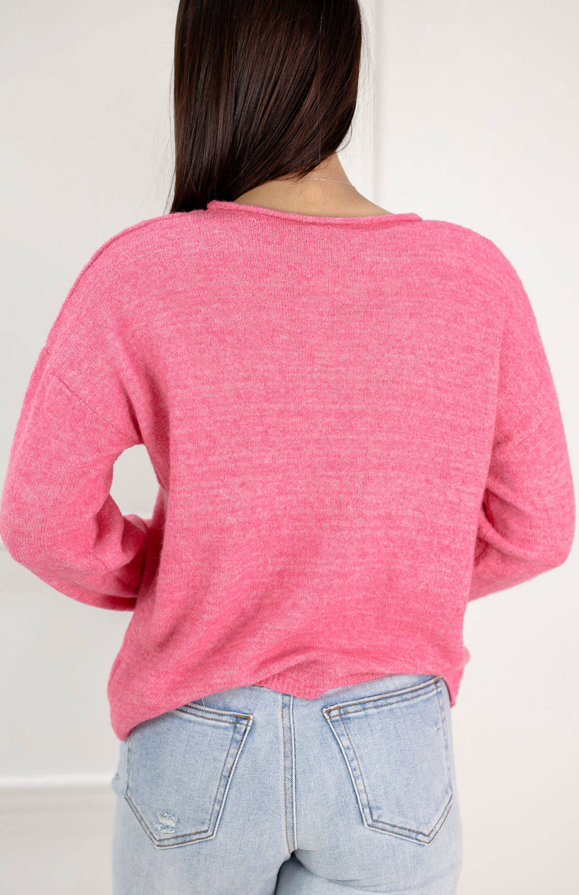Essential Button Down Cardigan Pink - Clothe Boutique