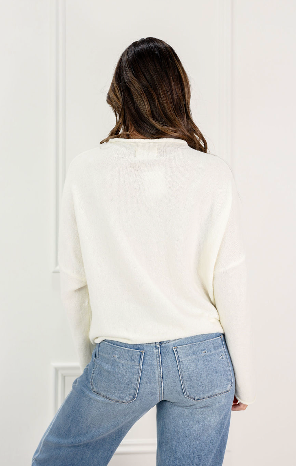 Basic Button Down Cardi Ivory - Clothe Boutique