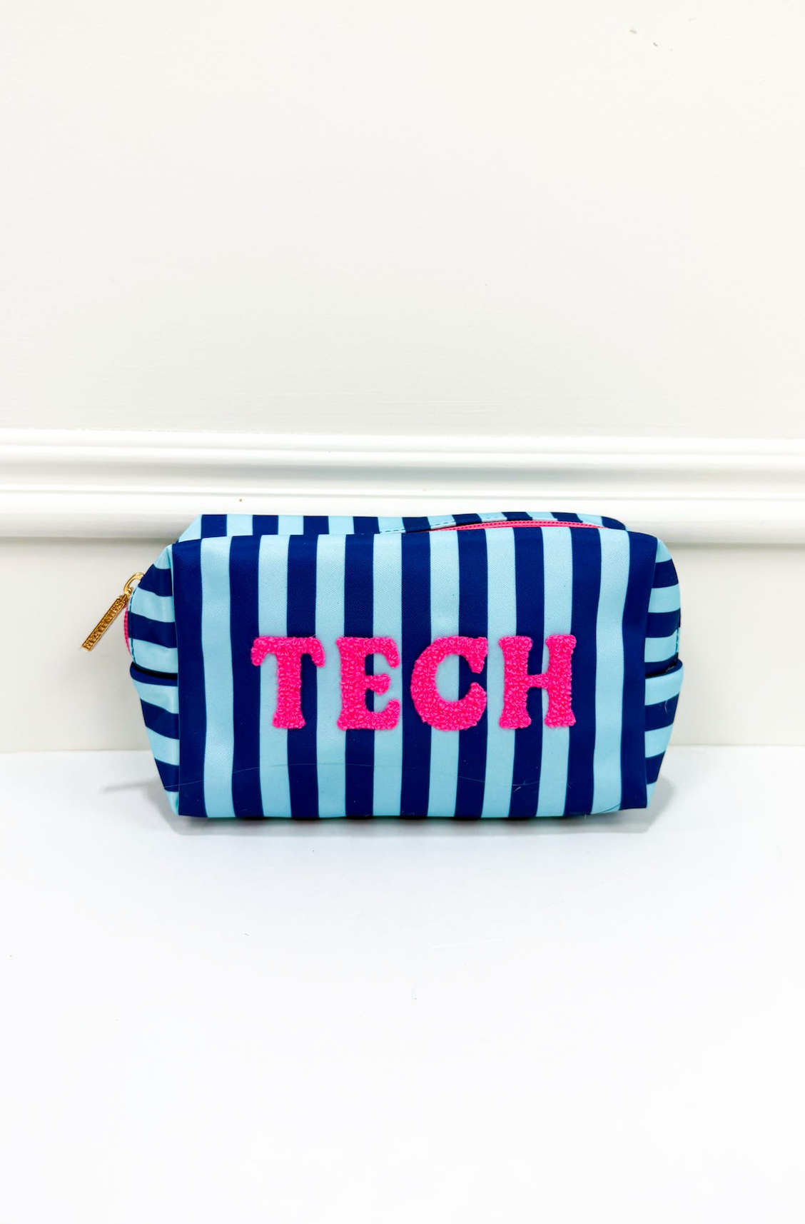Tech Small Stripe Zip Pouch - Clothe Boutique