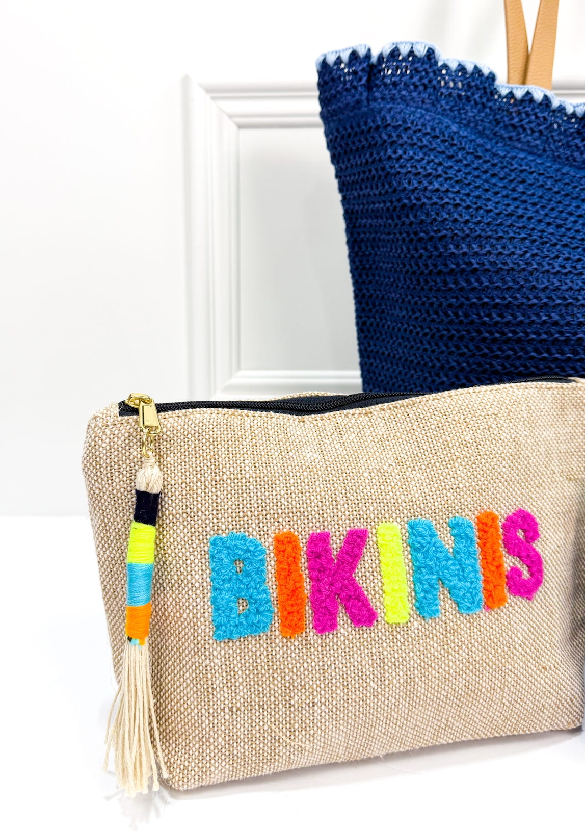 Bikinis Zip Pouch Natural