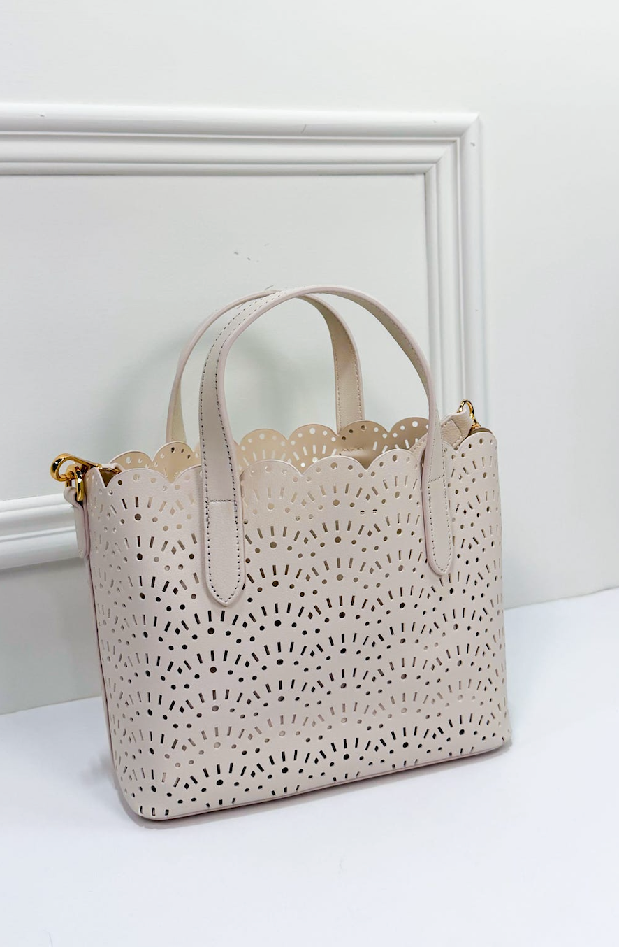 Lola Mini Tote Ivory - Clothe Boutique