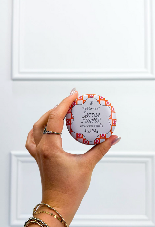 Tulip Printed Mini Tin - Cactus Flower