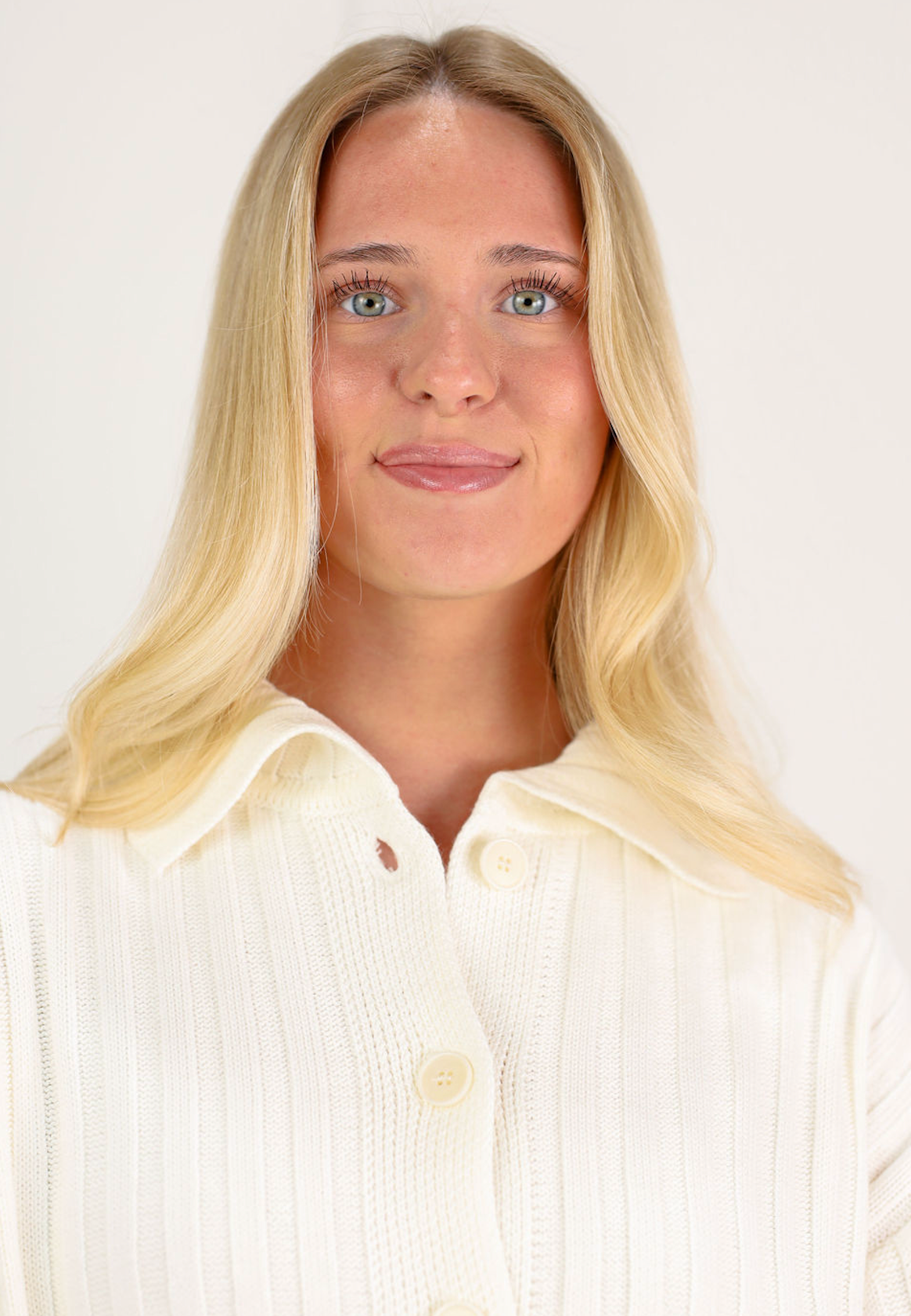 Oversized Collar Cardigan Cream - Clothe Boutique