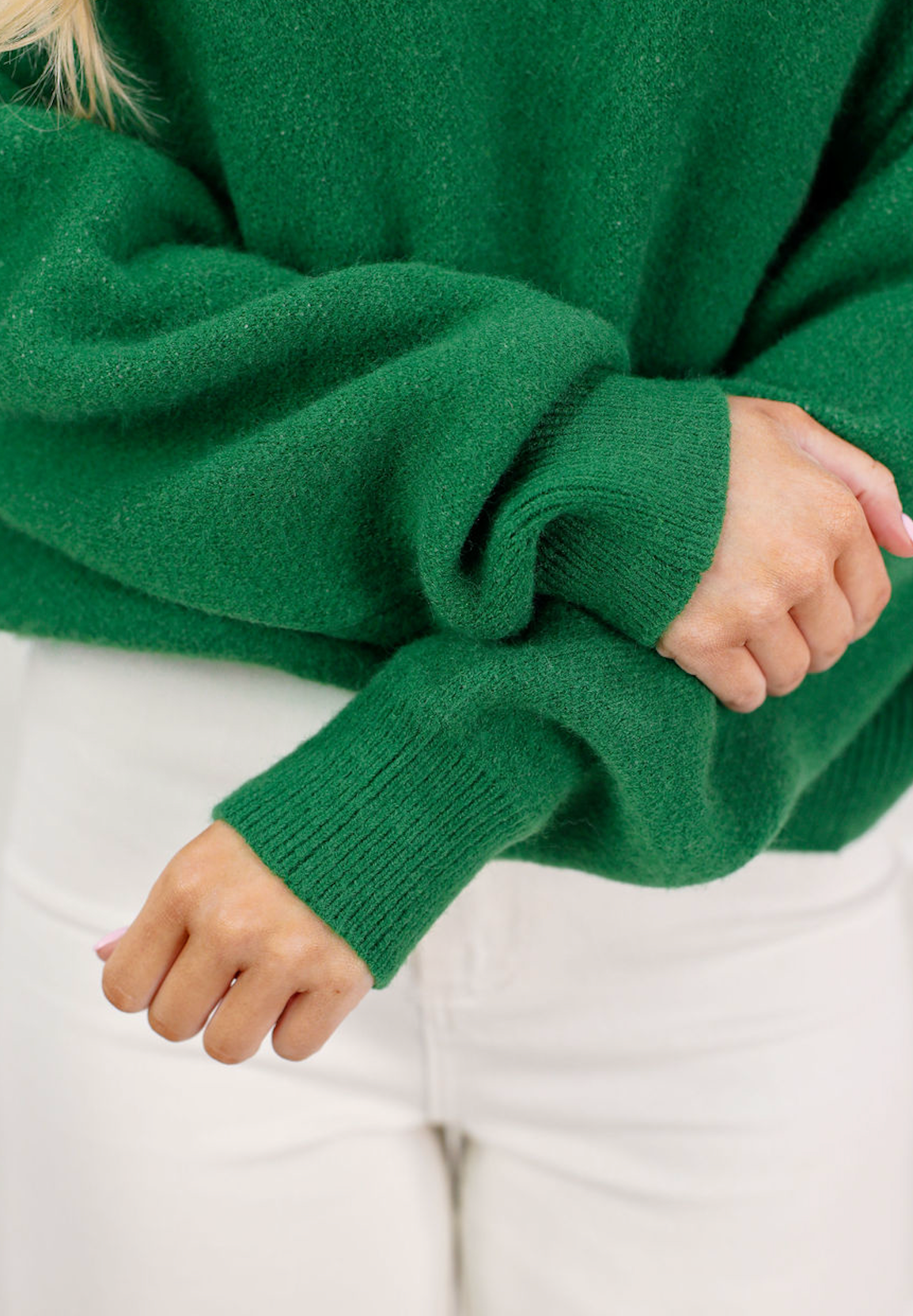Lucky Green Sweater - Clothe Boutique