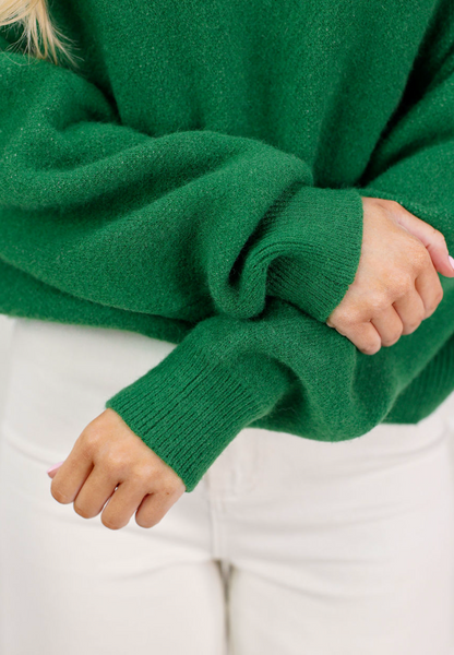 Lucky Green Sweater - Clothe Boutique