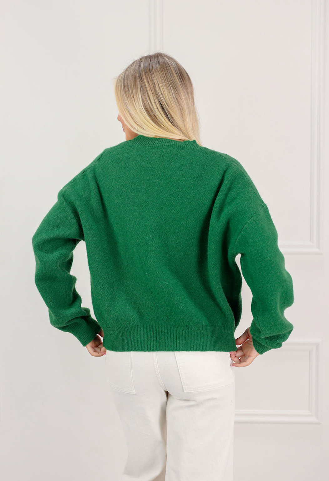 Lucky Green Sweater - Clothe Boutique