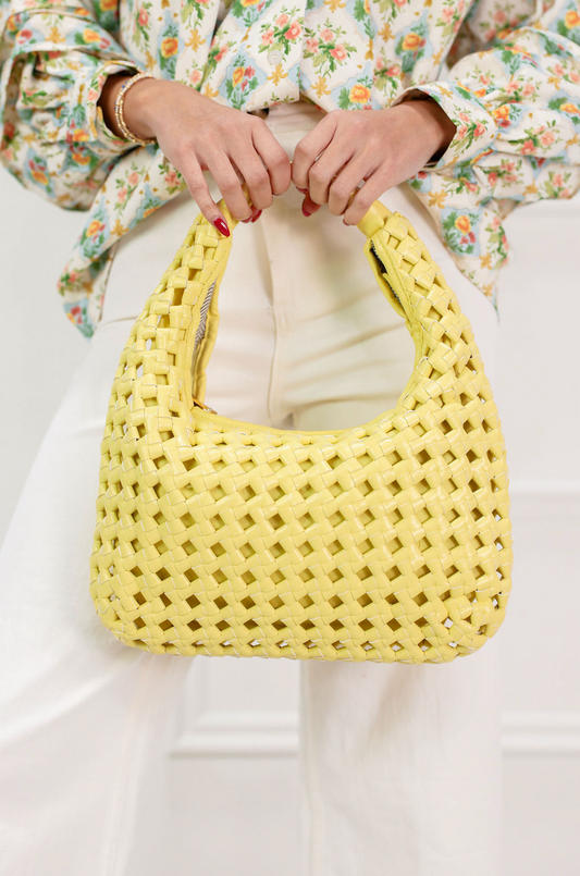 Richelle Yellow Hobo Purse - Clothe Boutique