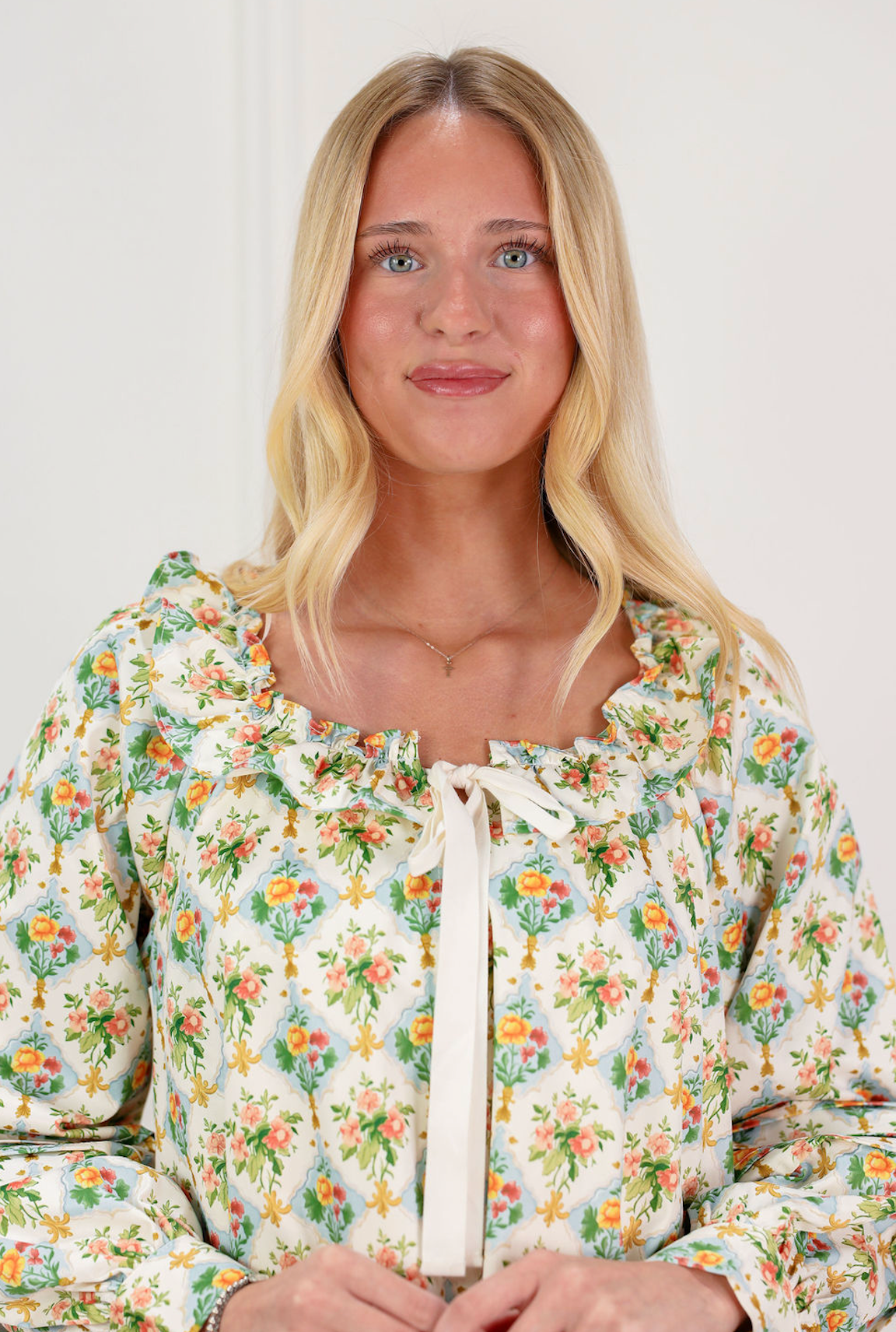 Kellie Floral Lace Hem Dress - Clothe Boutique