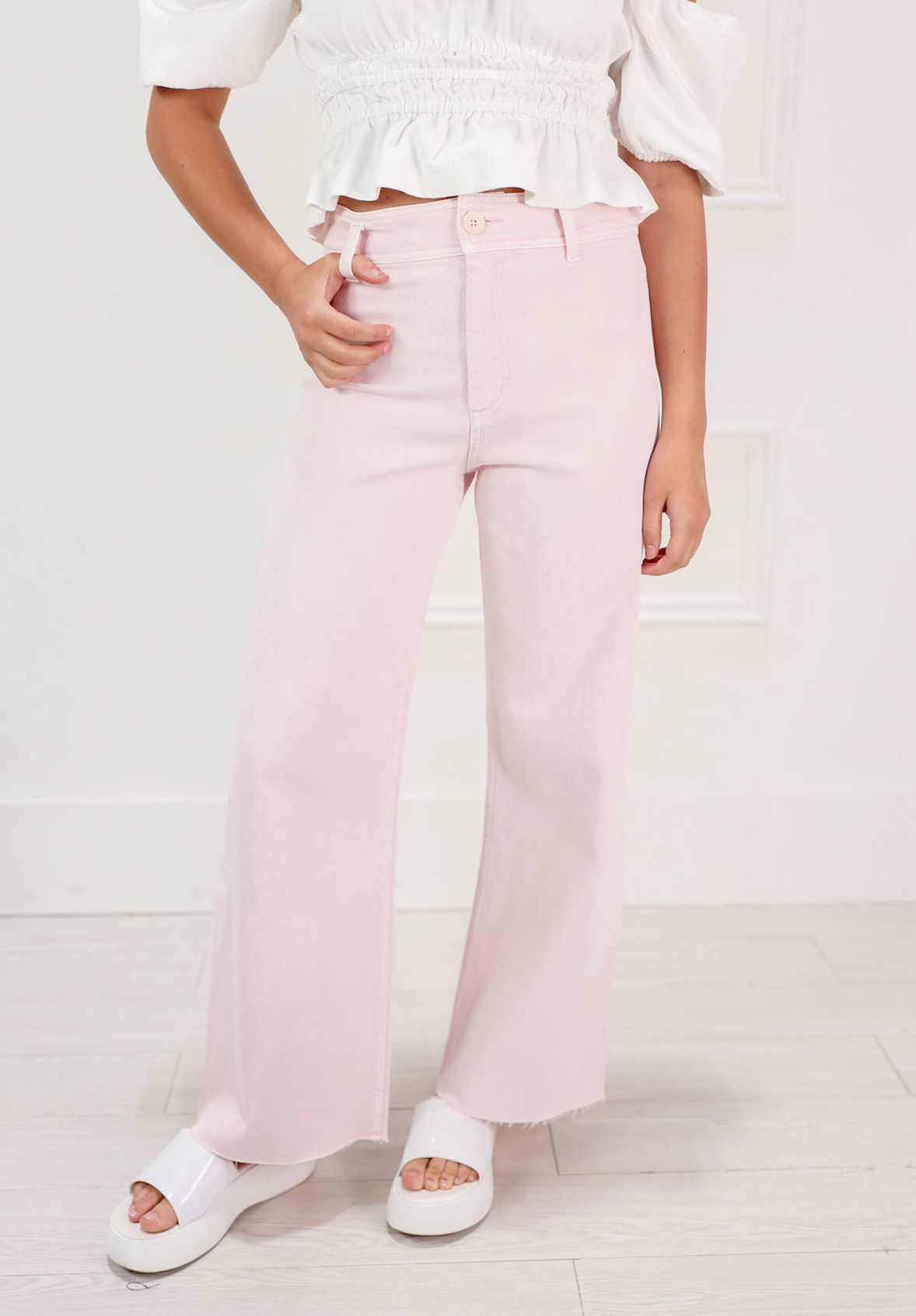 Strawberry Straight Leg Pants - Clothe Boutique
