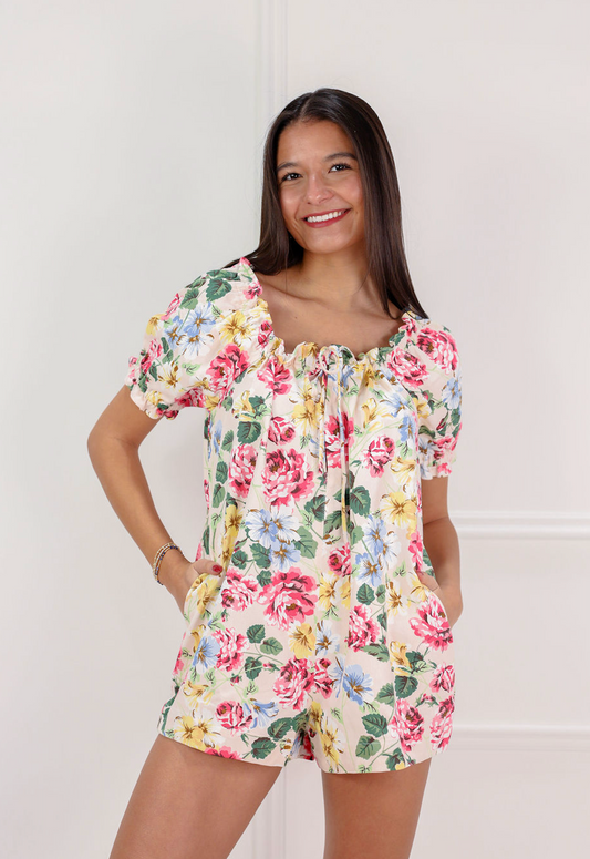 Garden Party Romper - Clothe Boutique