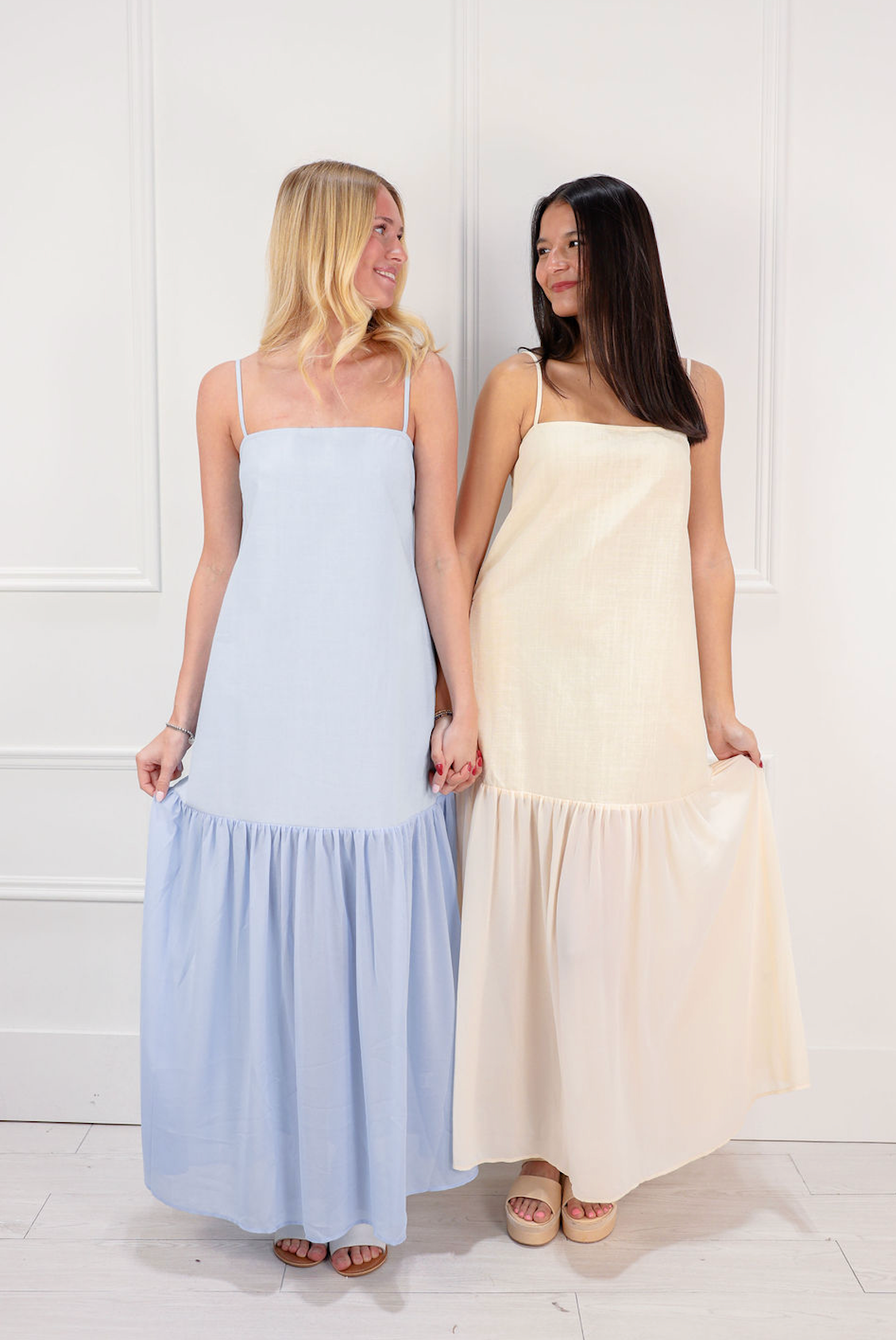 Muse Sheer Maxi Dress Ivory - Clothe Boutique