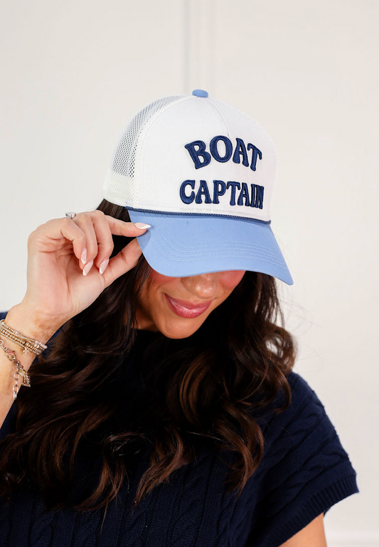 Boat Captain Trucker Hat