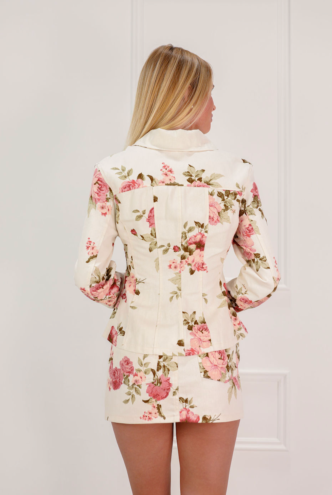 Floral Structured Button Shirt