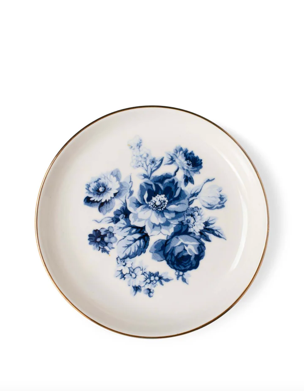 Blue Bouquet Trinket Dish
