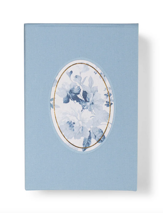Blue Fleur Desktop Notepad