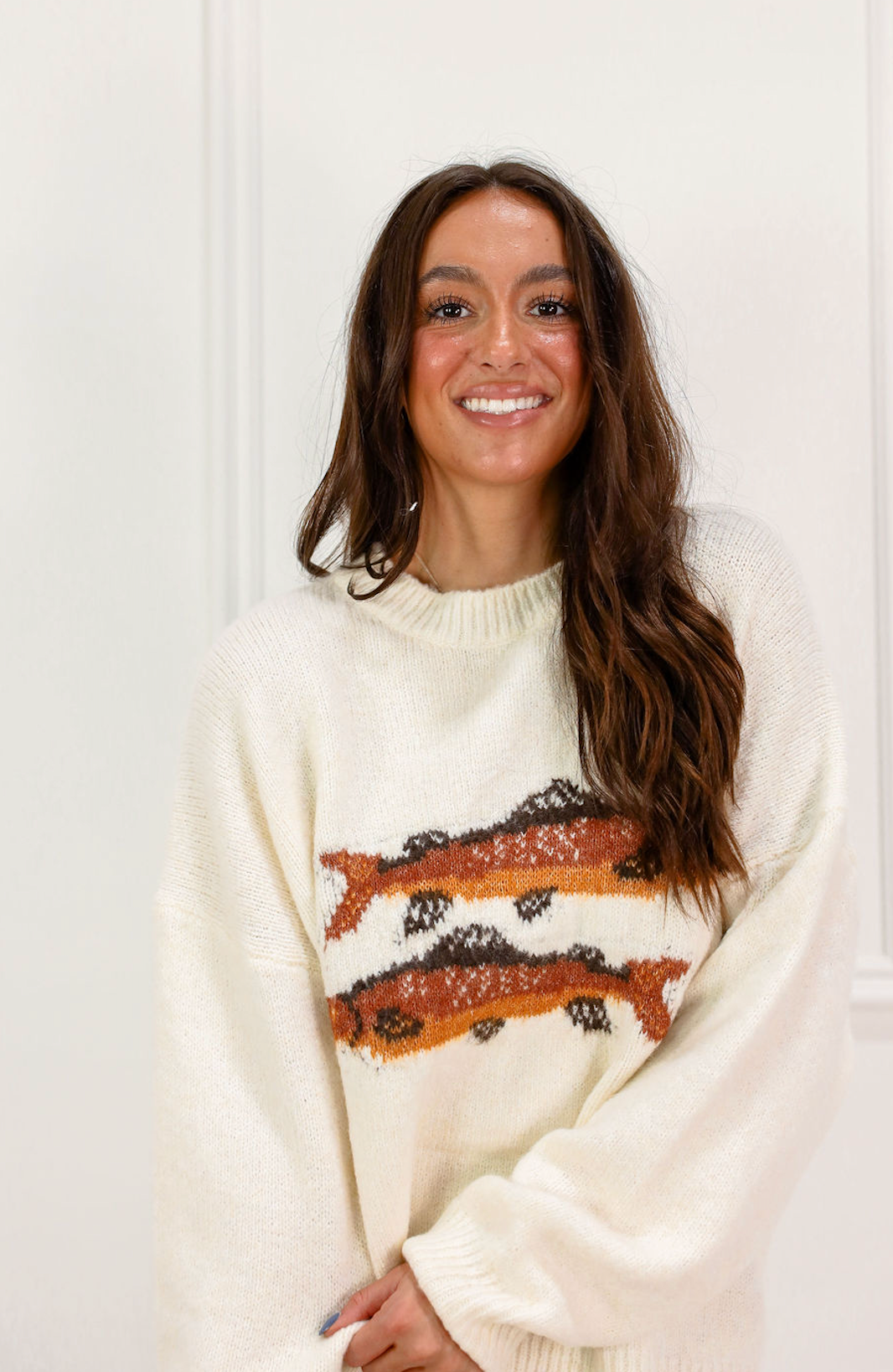 Two Fish Sweater Cream