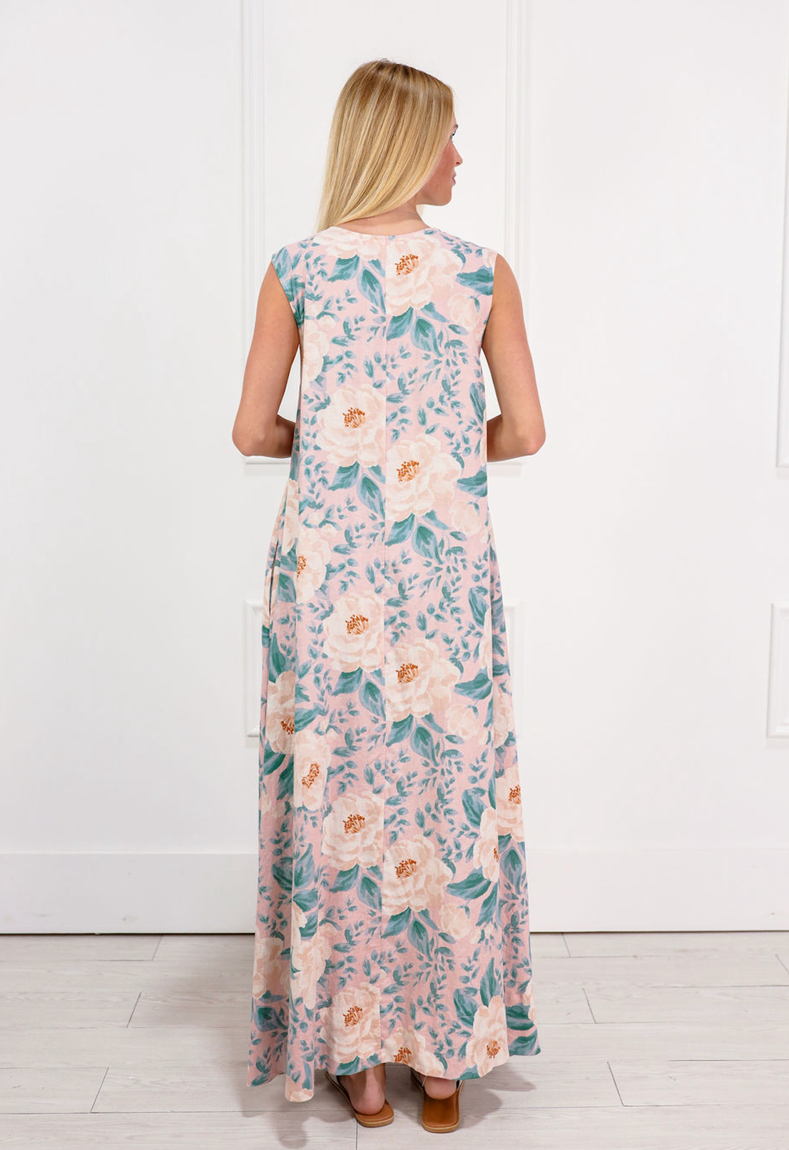 Edith Floral Maxi Dress W/ Pockets