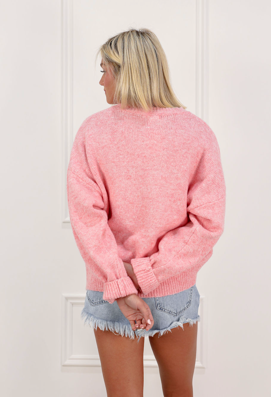 Pink Sitting Duck Sweater
