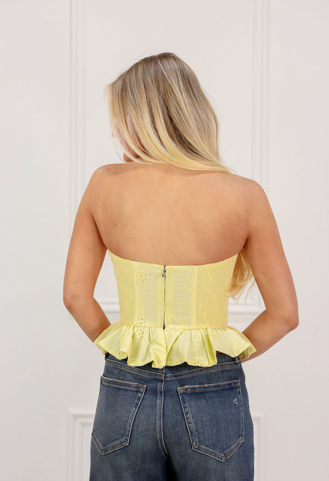 Butter Corset Peplum Top
