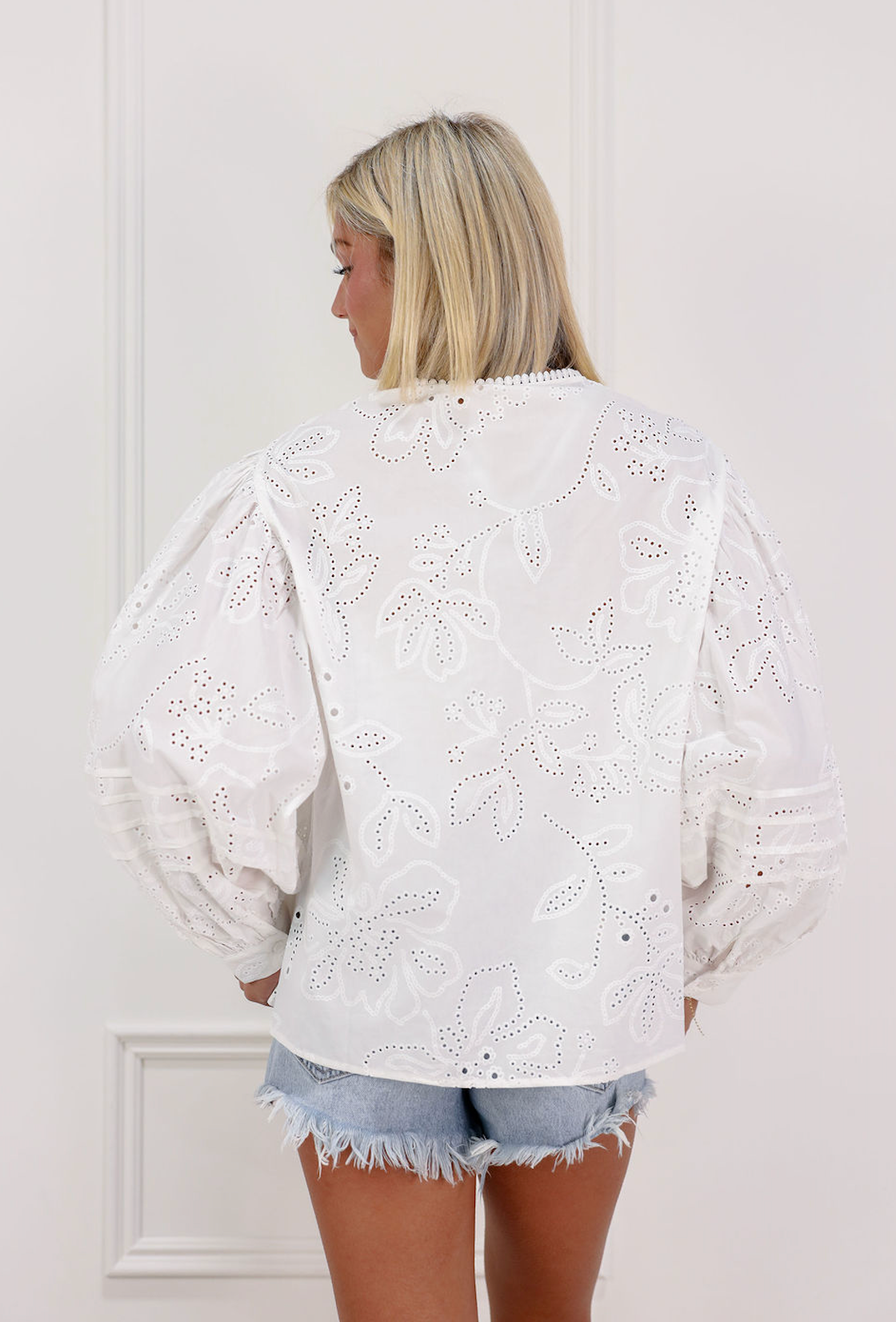 Genova Eyelet Blouse