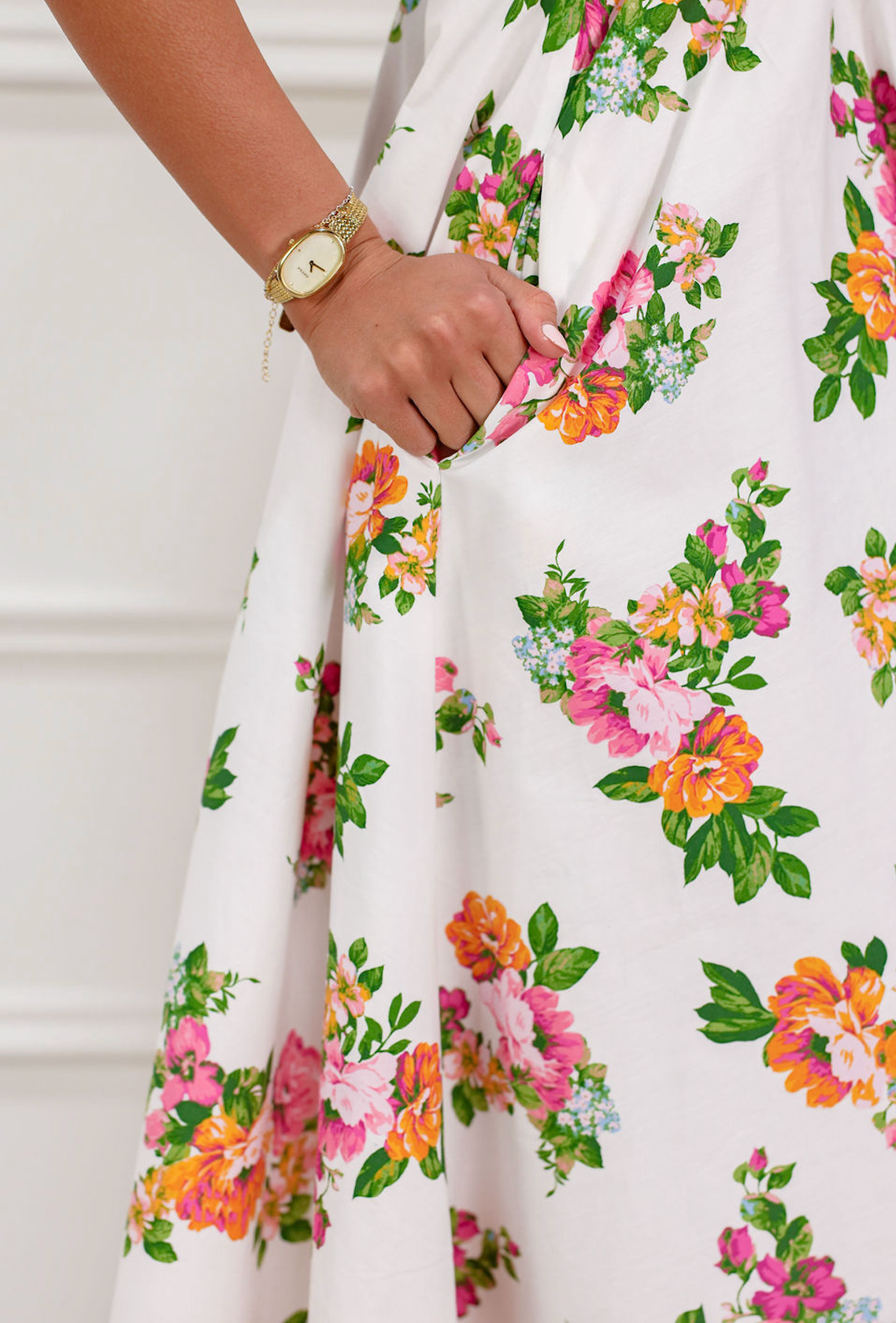 Londyn Floral Strapless Dress